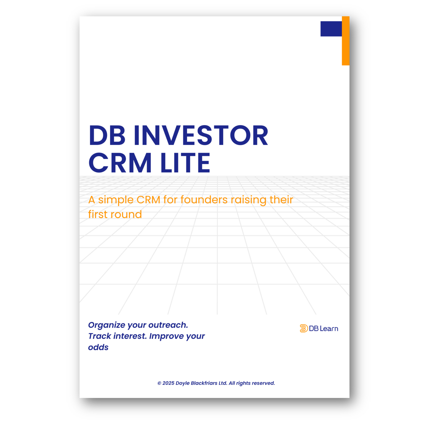 DB Investor CRM Lite - Startup Fundraising Tracker (Pre-Order)